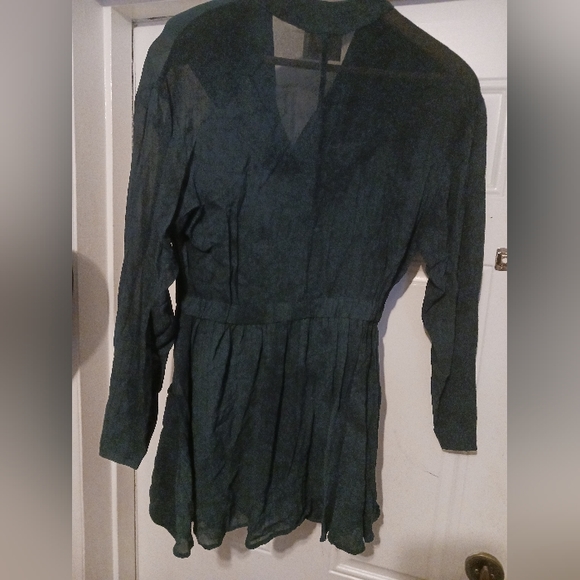 MZM Sport Light Weight Rayon Blouse Small👚Women,Adjustable Waist.🛍 - Picture 8 of 10